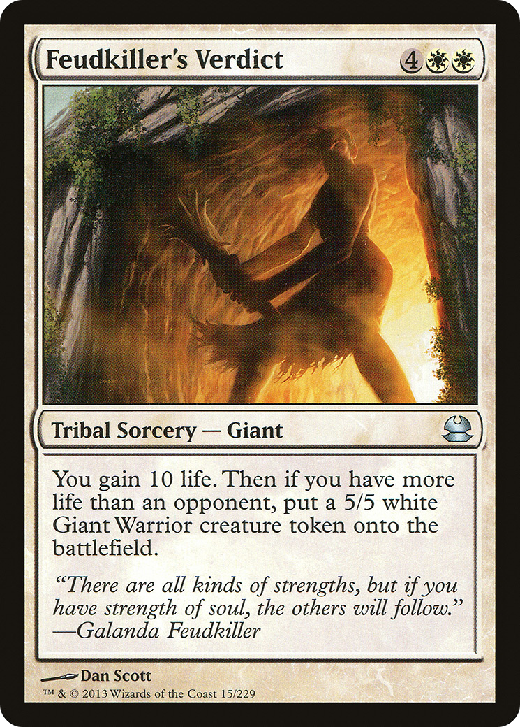 Feudkiller's Verdict (MMA-015) (Foil)