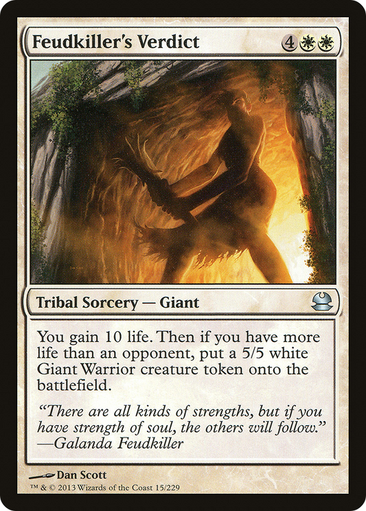Feudkiller's Verdict (MMA-015) (Foil)