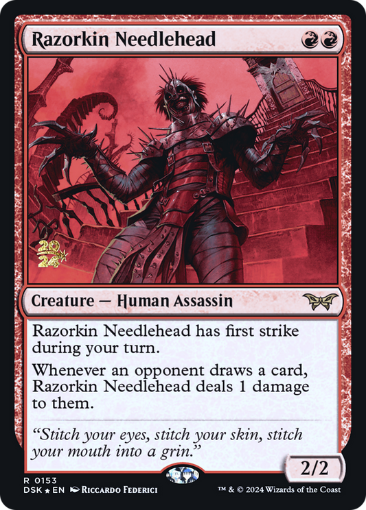 Razorkin Needlehead (PRE-153S) (Foil)