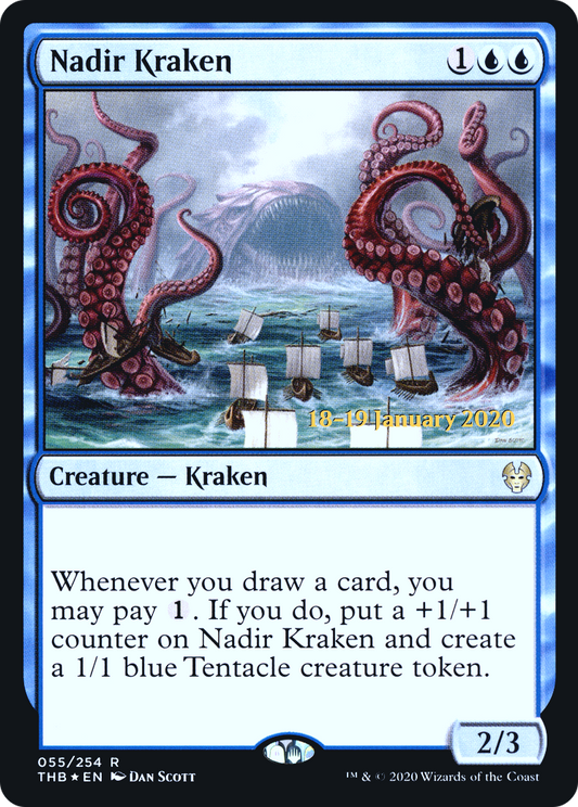 Nadir Kraken (PRE-55S) (Foil)