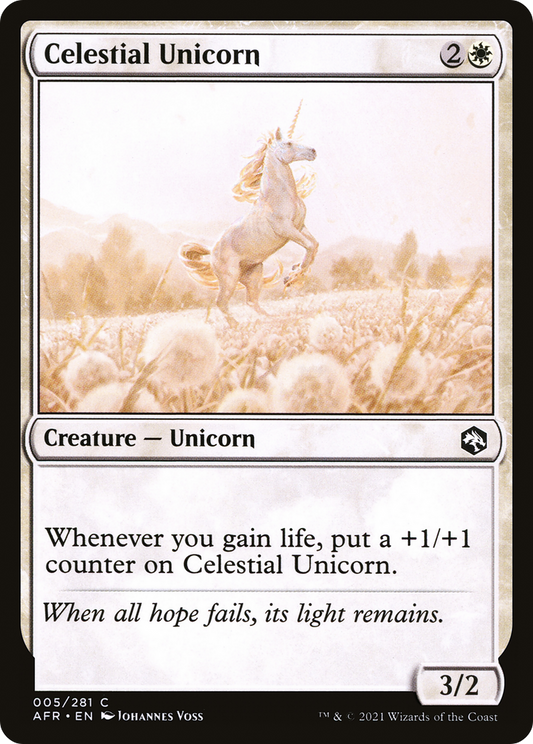 Celestial Unicorn (AFR-005) (Foil)