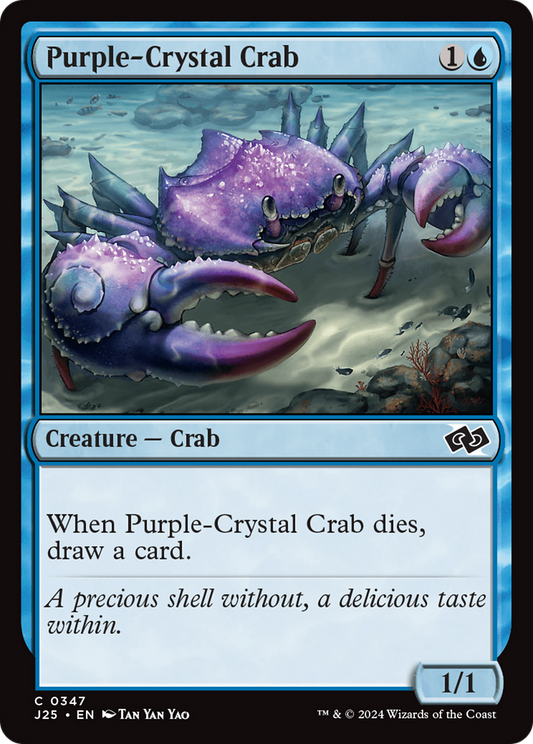 Purple-Crystal Crab (J25-347)