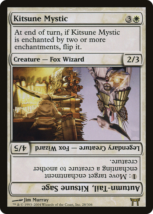 Kitsune Mystic // Autumn-Tail, Kitsune Sage (CHK-028) (Foil)