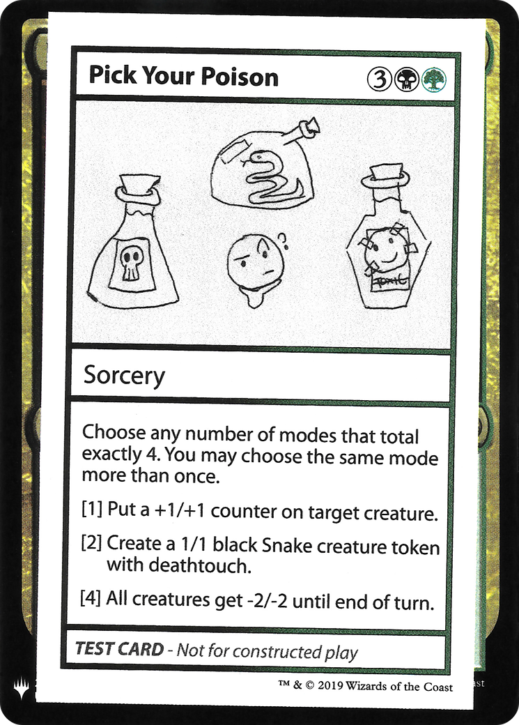 Pick Your Poison (CMB1-097)
