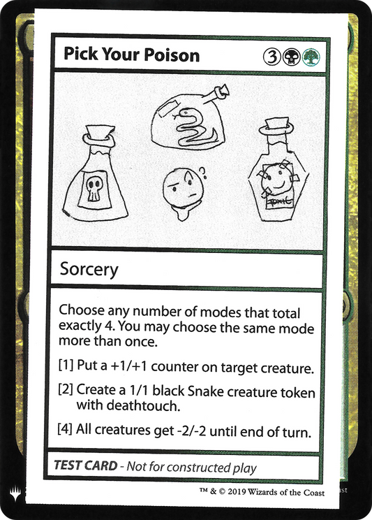Pick Your Poison (CMB1-097)