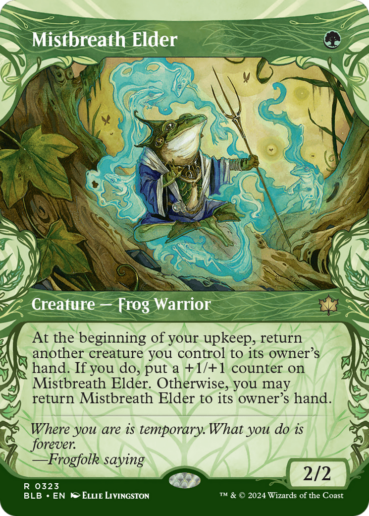 Mistbreath Elder (BLB-323) (Showcase) (Foil)