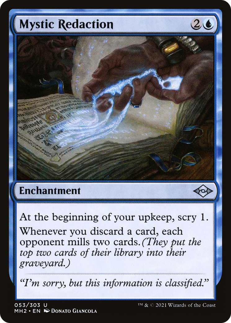 Mystic Redaction (MH2-053) (Foil)