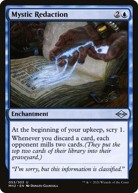 Mystic Redaction (MH2-053) (Foil)