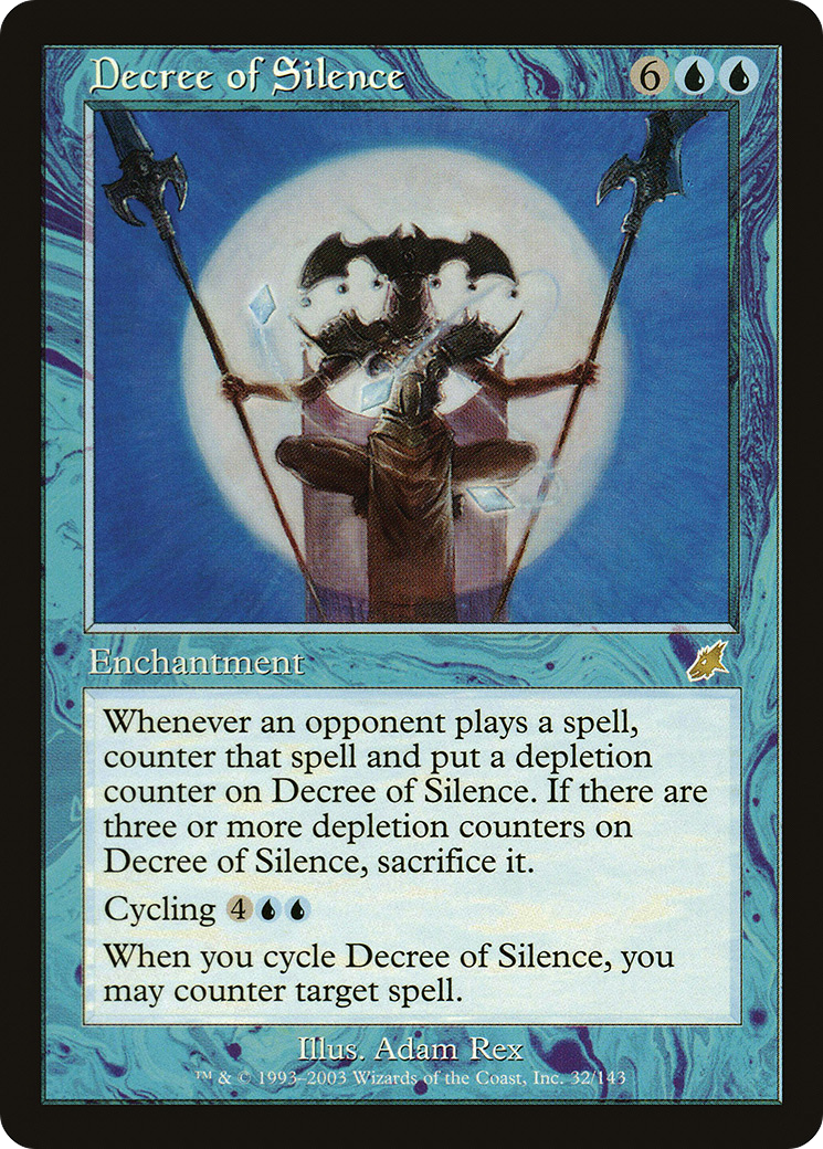 Decree of Silence (SCG-032) (Foil)