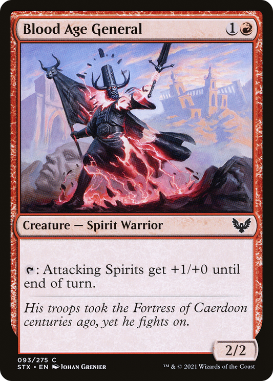 Blood Age General (STX-093) (Foil)