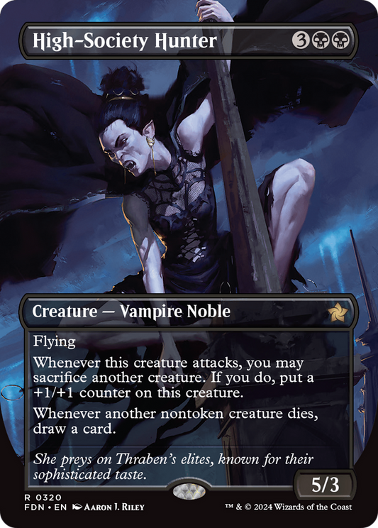 High-Society Hunter (FDN-320) (Borderless) (Foil)