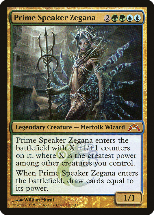 Prime Speaker Zegana (GTC-188) (Foil)