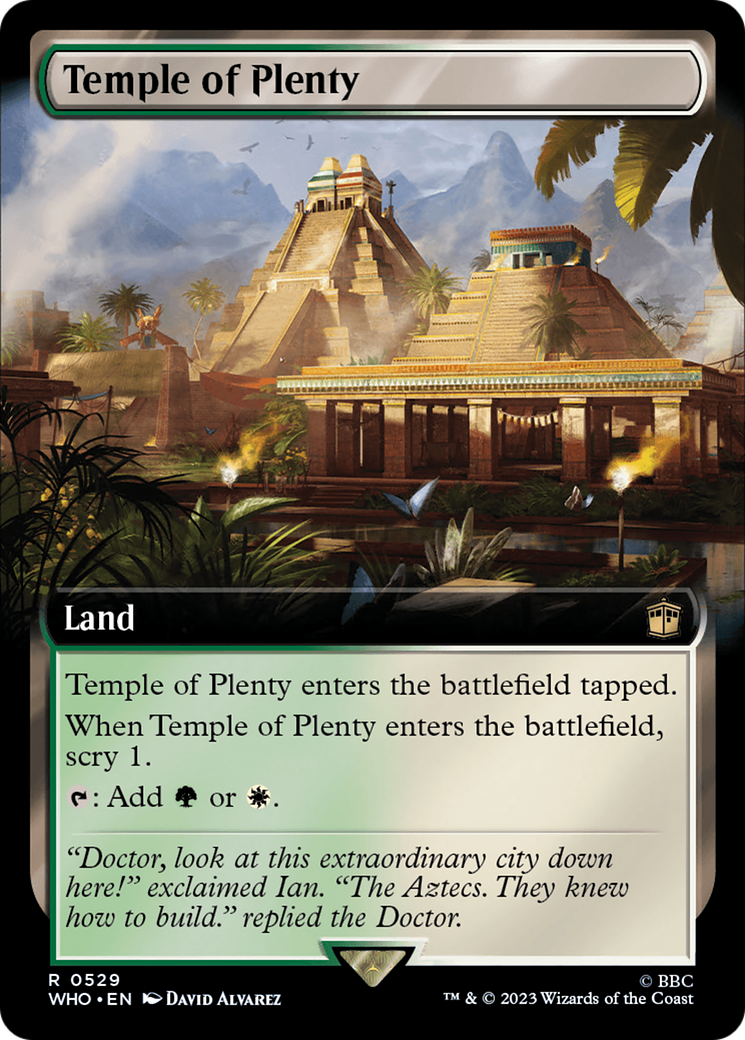 Temple of Plenty (WHO-529) (Extended Art) (Foil)