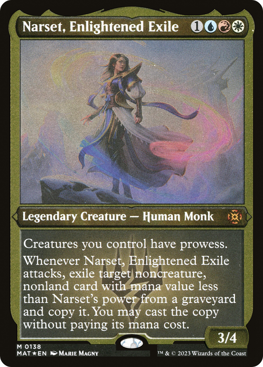 Narset, Enlightened Exile (MAT-138) (Etched Foil)