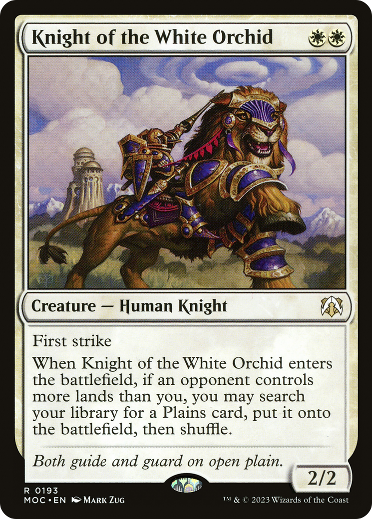 Knight of the White Orchid (MOC-193)