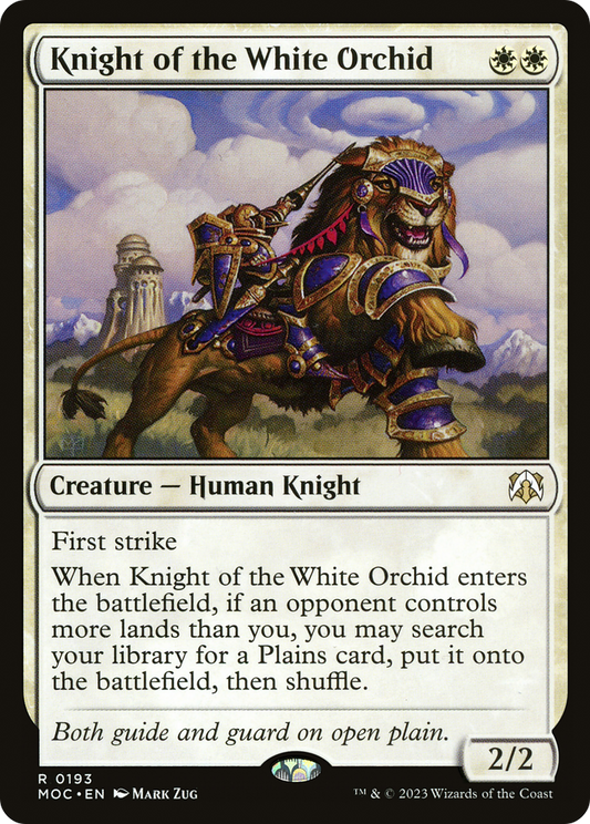 Knight of the White Orchid (MOC-193)