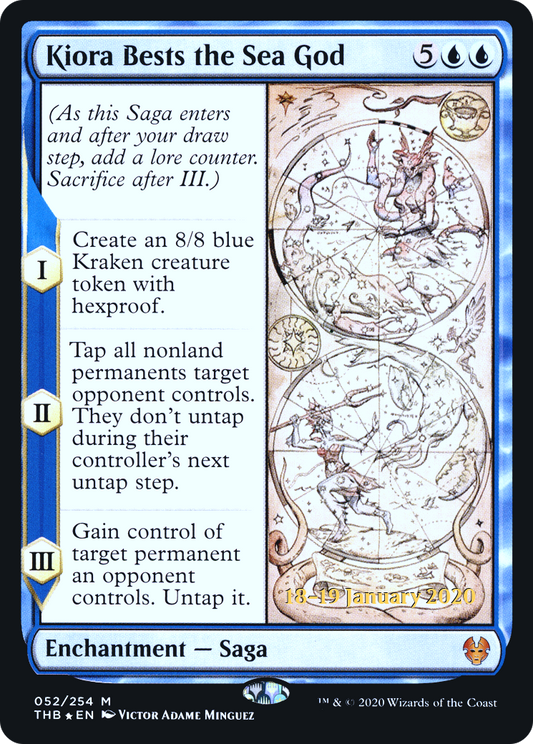 Kiora Bests the Sea God (PRE-52S) (Foil)