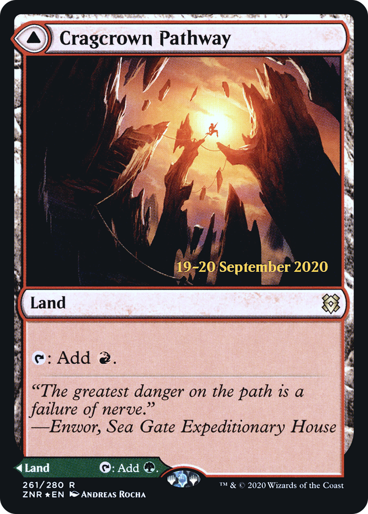 Cragcrown Pathway // Timbercrown Pathway (PRE-261S) (Foil)