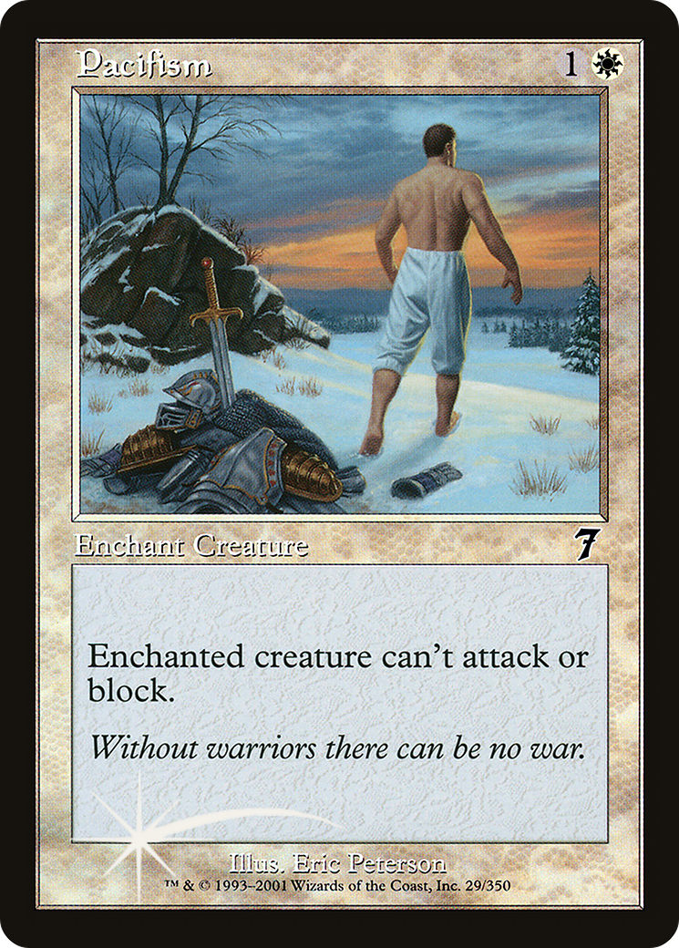 Pacifism (7ED-29★) (Foil)