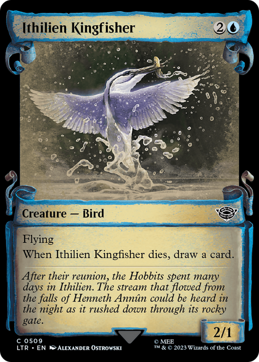 Ithilien Kingfisher (LTR-509) (Showcase) (Scroll) (Foil)