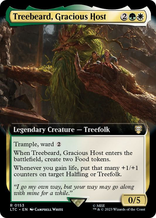 Treebeard, Gracious Host (LTC-153) (Extended Art)
