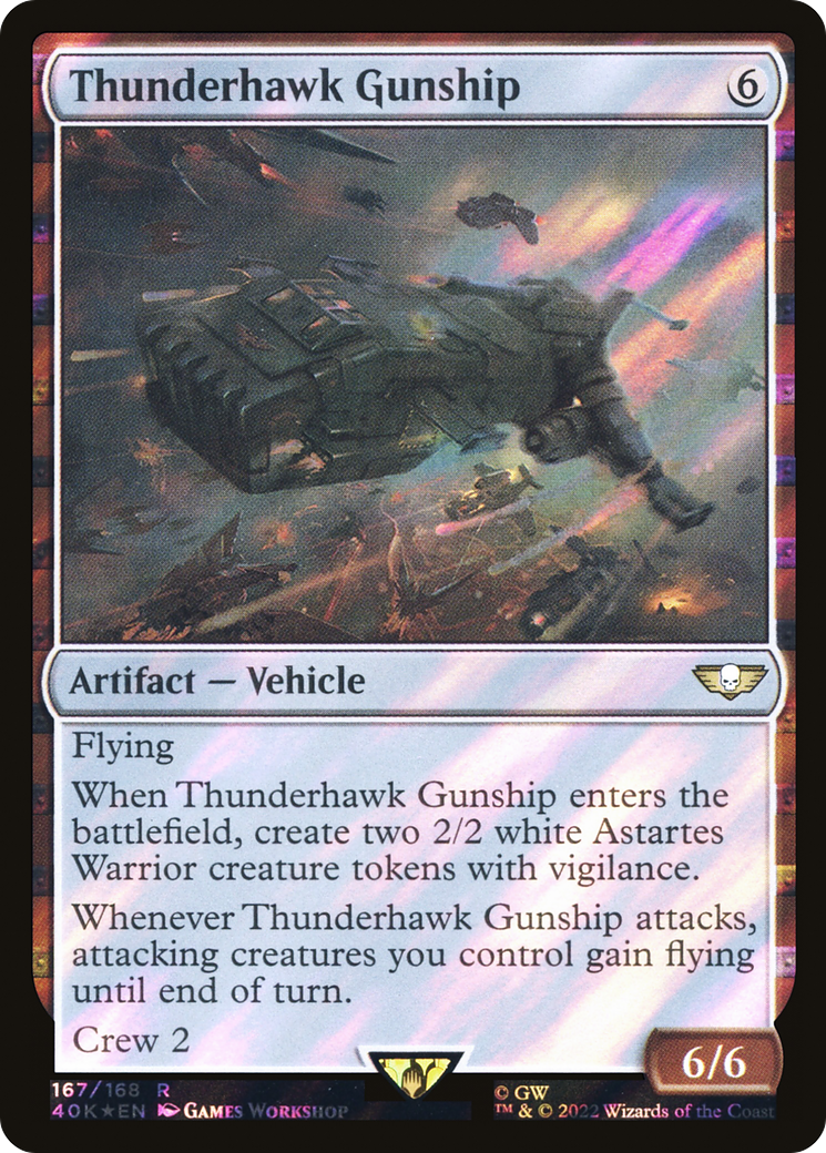 Thunderhawk Gunship (40K-167★) (Surge Foil)
