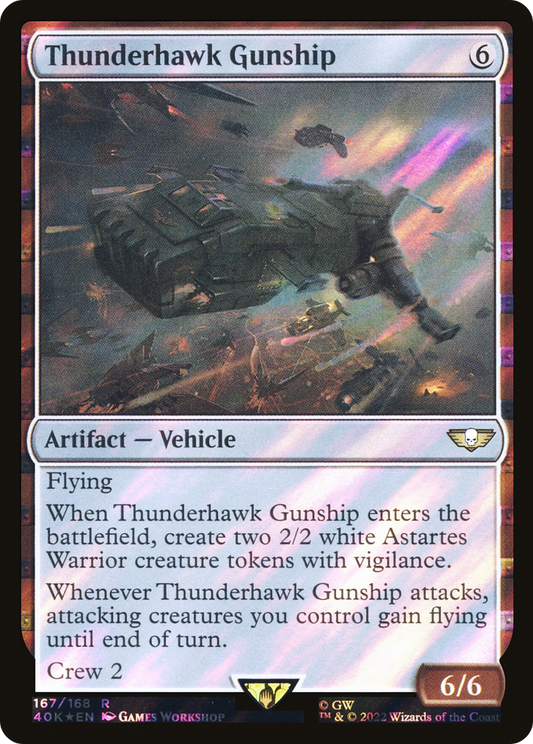 Thunderhawk Gunship (40K-167★) (Surge Foil)