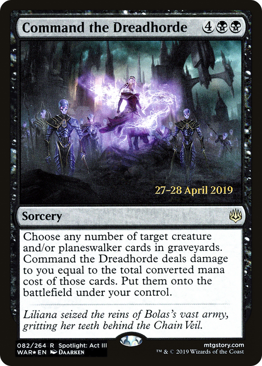 Command the Dreadhorde (PRE-82S) (Foil)