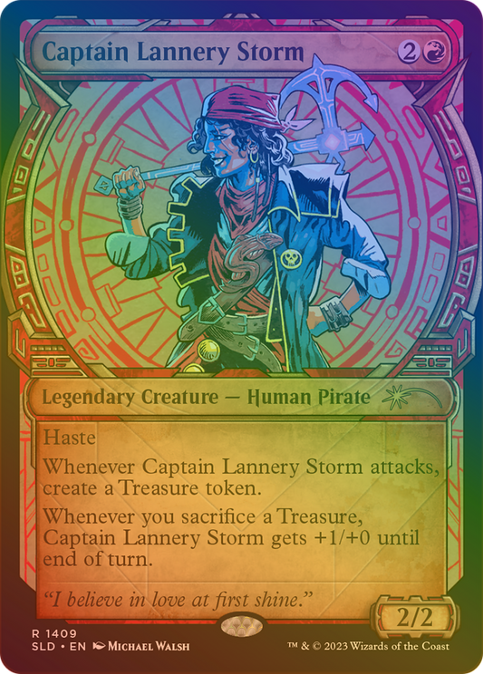Captain Lannery Storm (SLD-1409★) (Showcase) (Foil)