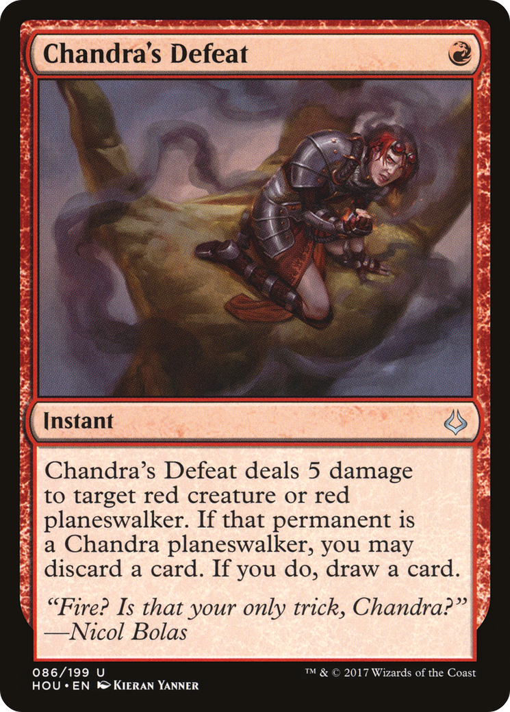 Chandra's Defeat (HOU-086) (Foil)