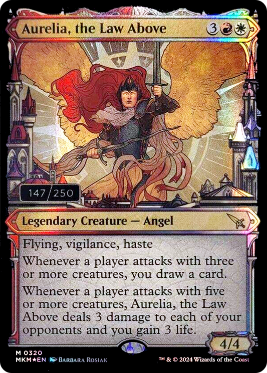 Aurelia, the Law Above (MKM-317Z) (Showcase) (Foil) (Serialized)