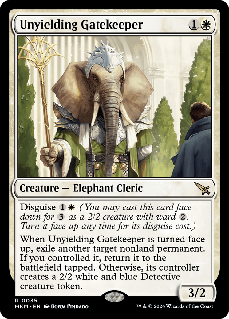Unyielding Gatekeeper (MKM-035) (Foil)