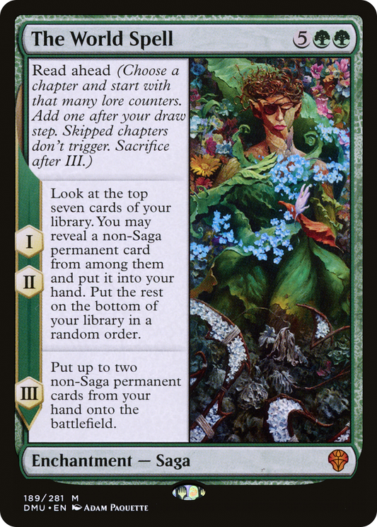 The World Spell (DMU-189) (Foil)