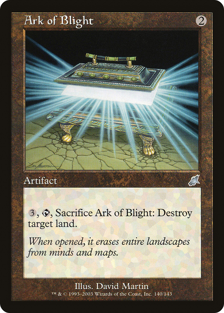 Ark of Blight (SCG-140) (Foil)