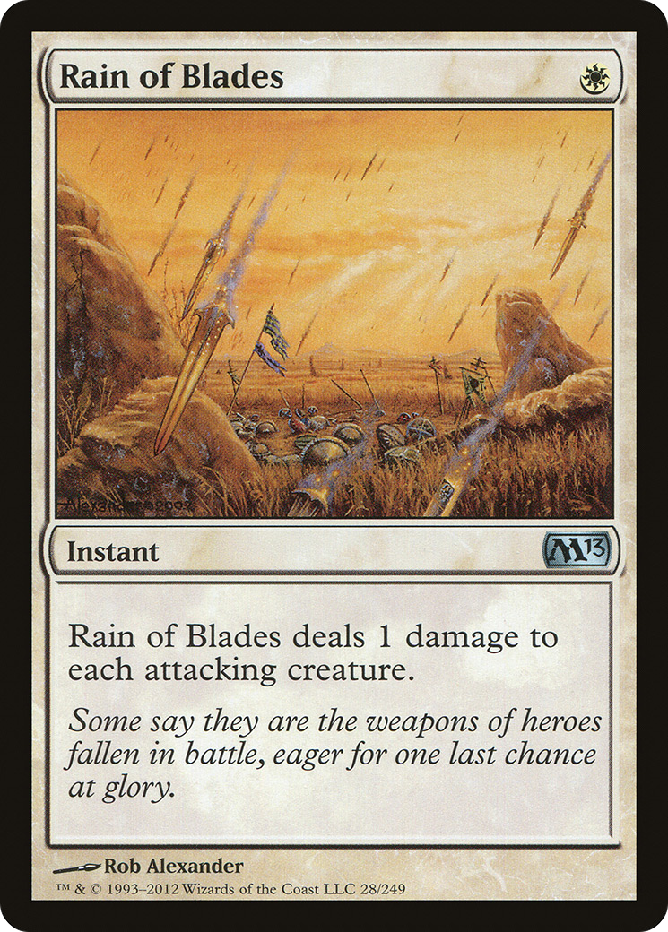 Rain of Blades (M13-028) (Foil)