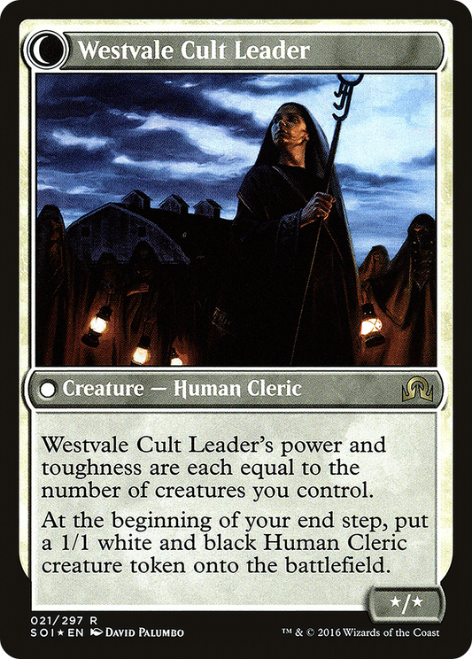 Hanweir Militia Captain // Westvale Cult Leader (PRE-21S) (Foil)