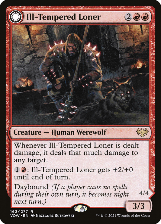 Ill-Tempered Loner // Howlpack Avenger (VOW-162) (Foil)