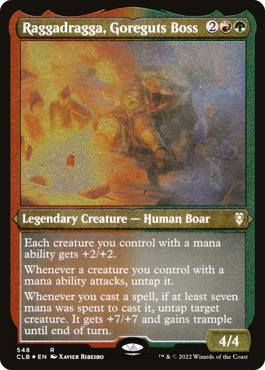 Raggadragga, Goreguts Boss (CLB-548) (Etched Foil)