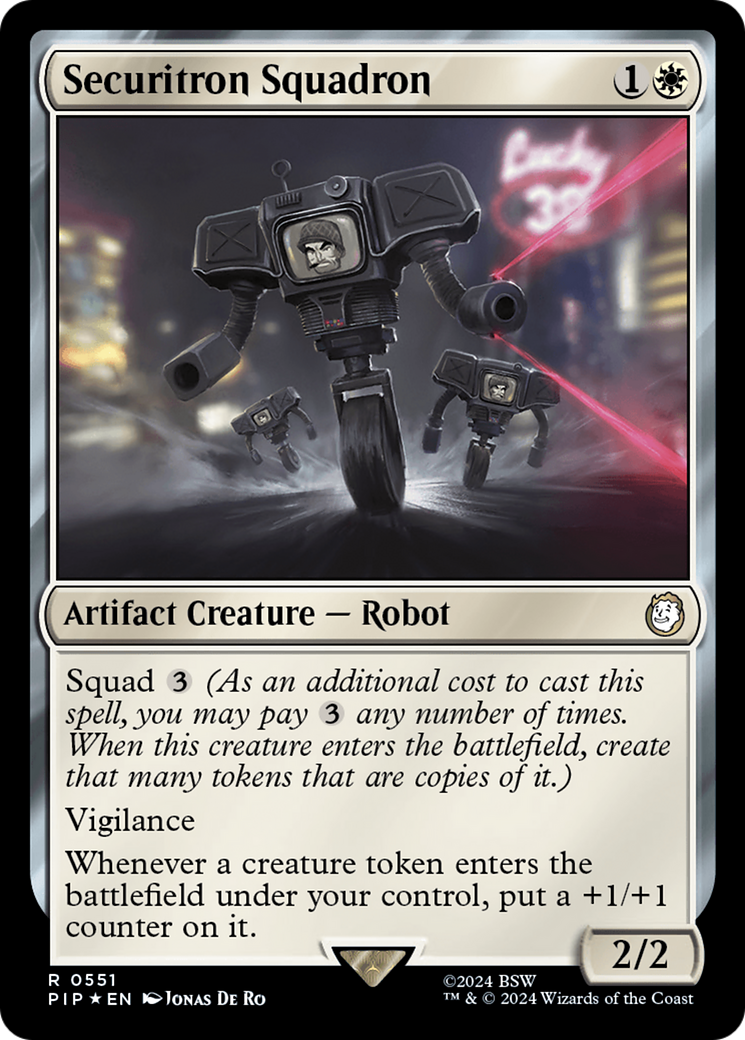 Securitron Squadron (PIP-551) (Surge Foil)