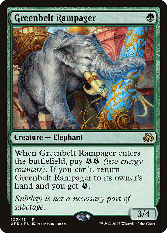 Greenbelt Rampager (AER-107) (Foil)