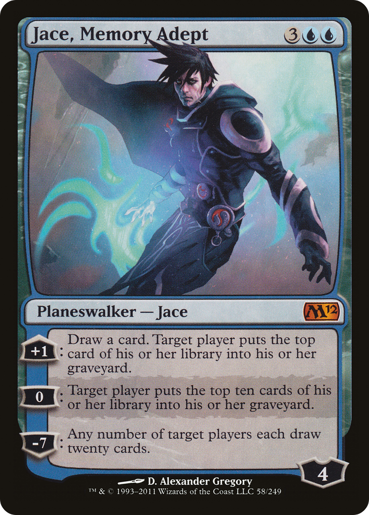 Jace, Memory Adept (M12-058) (Foil)