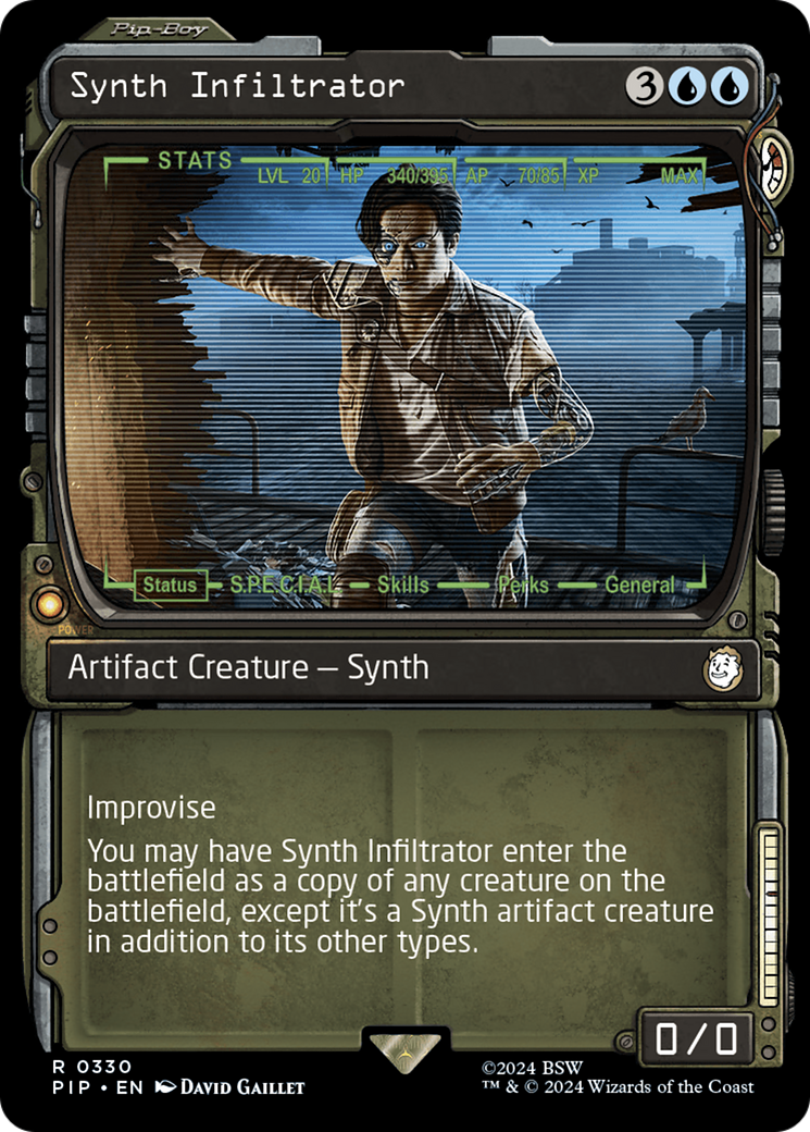 Synth Infiltrator (PIP-330) (Showcase) (Foil)