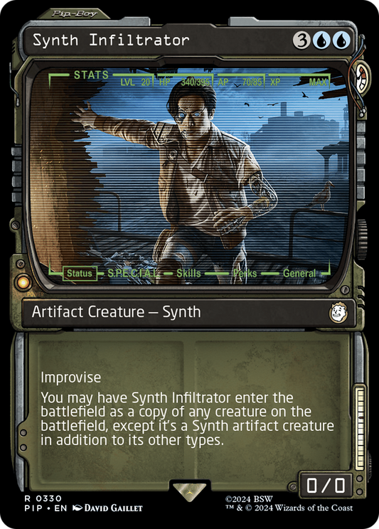 Synth Infiltrator (PIP-330) (Showcase) (Foil)