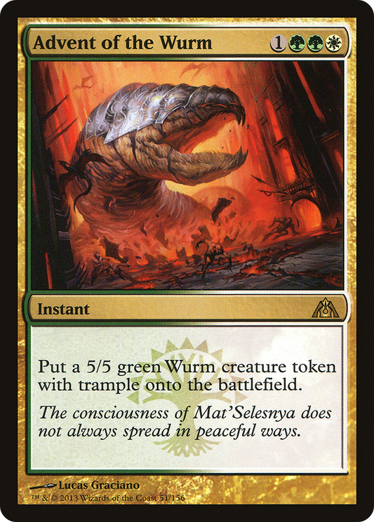 Advent of the Wurm (DGM-051) (Foil)