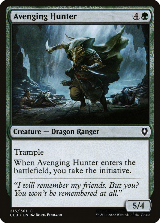 Avenging Hunter (CLB-215) (Foil)