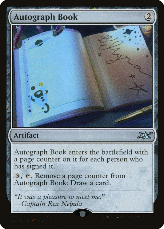 Autograph Book (UNF-469) (Galaxy Foil)