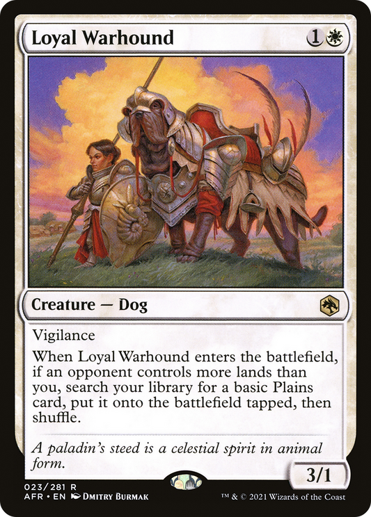 Loyal Warhound (AFR-023) (Foil)