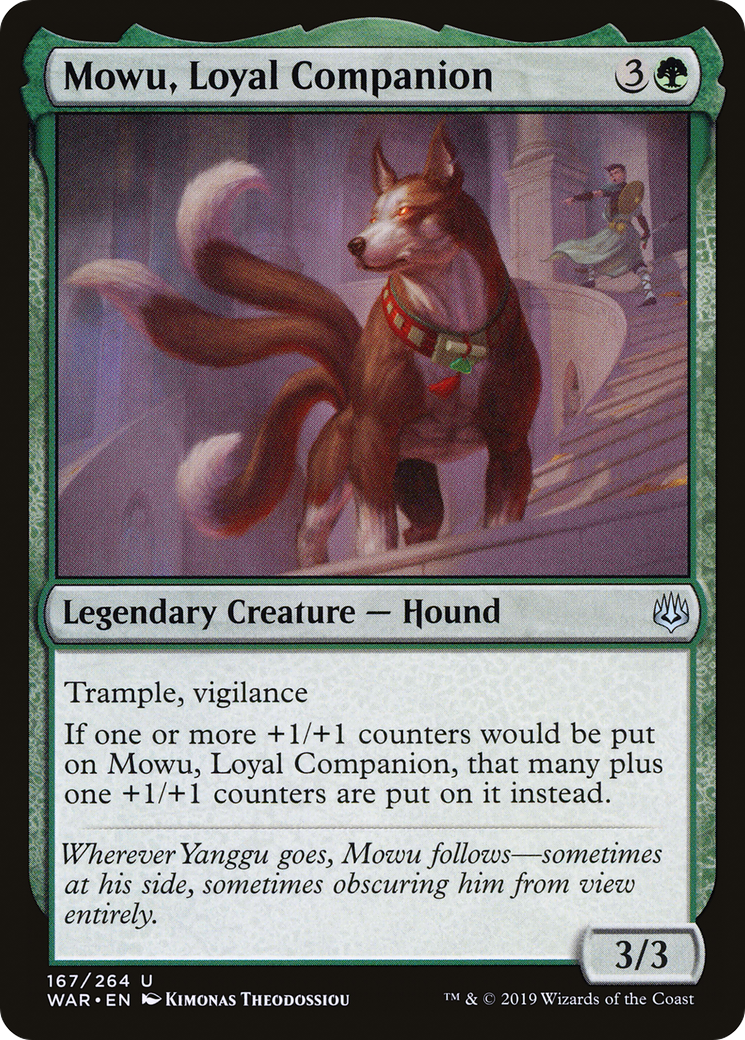 Mowu, Loyal Companion (WAR-167) (Foil)