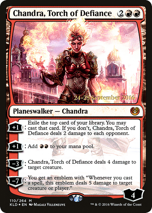 Chandra, Torch of Defiance (PRE-110S) (Foil)