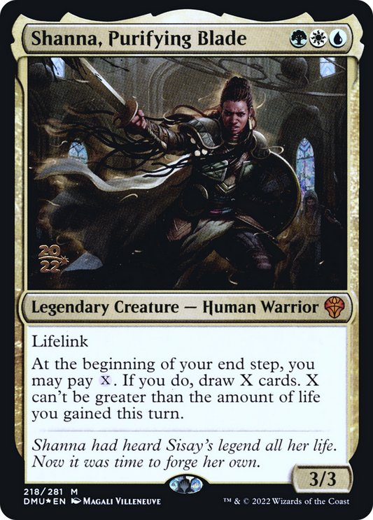 Shanna, Purifying Blade (PRE-218S) (Foil)